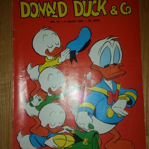 Donald Duck blad. nr. 10, fra 1980