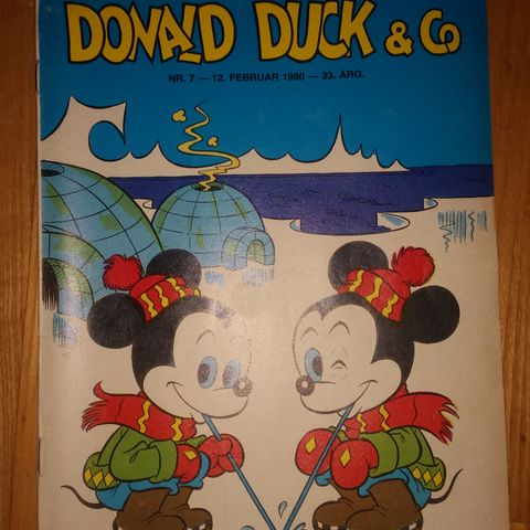 Donald Duck blad. nr. 7, fra 1980