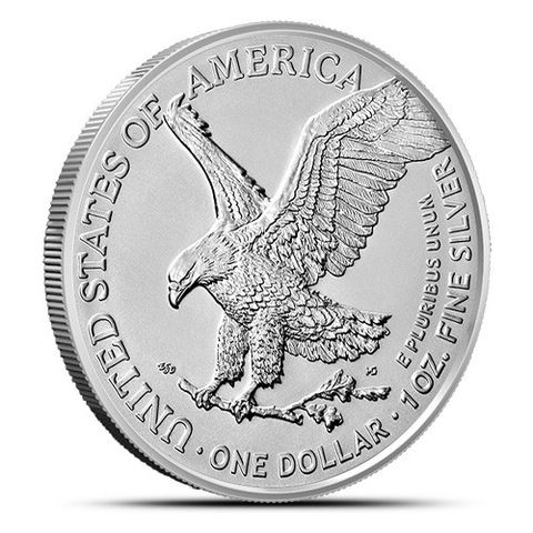 2021 American Silver Eagle Type 2 Sølv