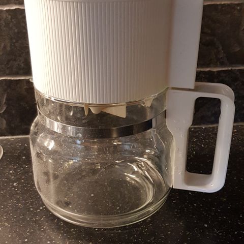 Kaffekolbe m/filterholder til kaffetrakter