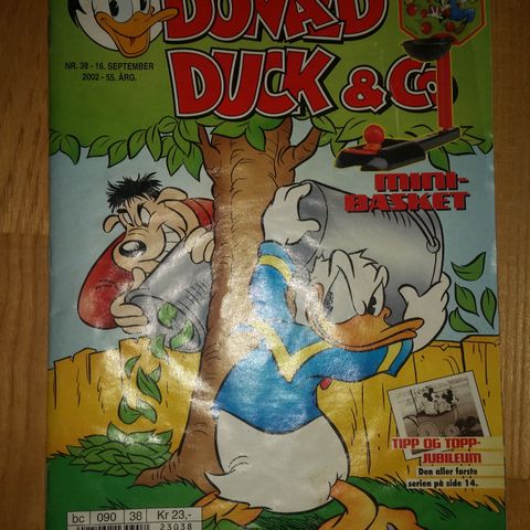 Donald Duck blad nr. 38, fra 2002