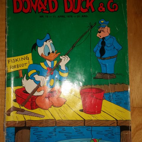 Donald Duck blad nr. 15, fra 1978
