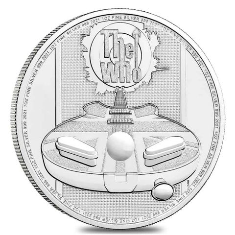 2021  British Music Legends "The Who" 1 OZ Sølv