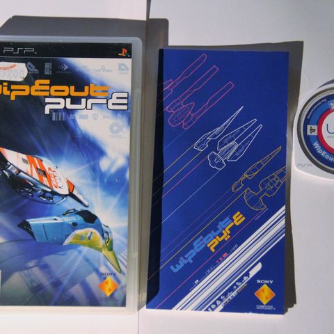 Wipeout Pure til Sony Playstation Portable PSP.