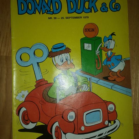 Donald Duck blad nr. 39, fra 1979