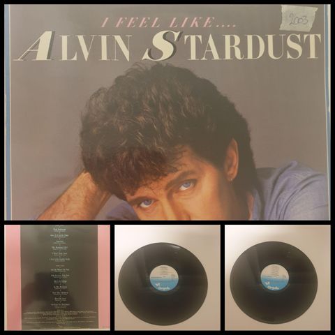 VINTAGE/RETRO LP-VINYL "ALVIN STARDUST/I FEEL LIKE 1984"