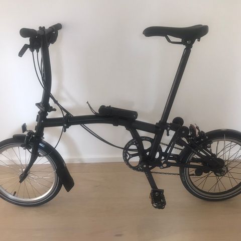 Brompton black ltd edition sammenleggbar sykkel