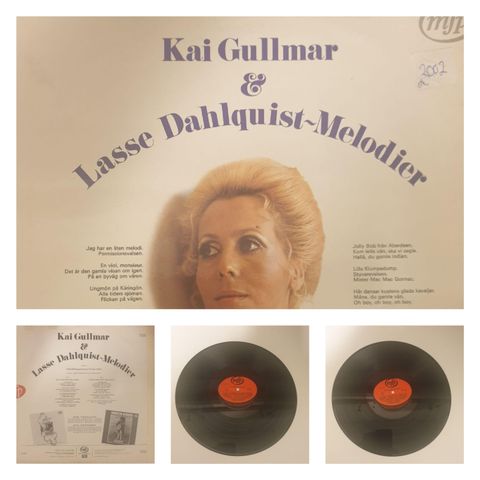 VINTAGE/RETRO LP-VINYL "KAI GULLMAR/LASSE DAHLQUIST - MELODIER "