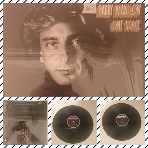 VINTAGE/RETRO LP-VINYL "BARRY MANILOW/ONE VOICE 1979"