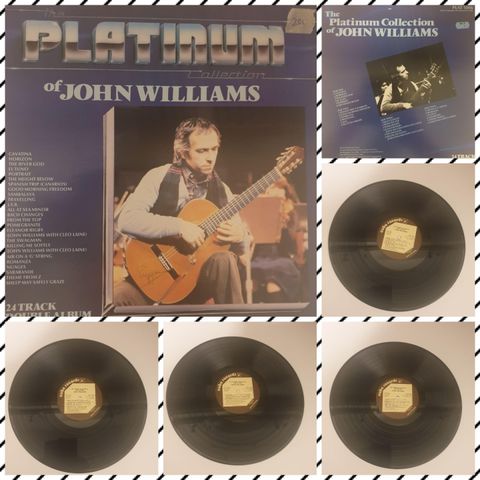 VINTAGE/RETRO LP-VINYL DOBBEL "PLATINUM COLLECTION OF JOHN WILLIAMS "