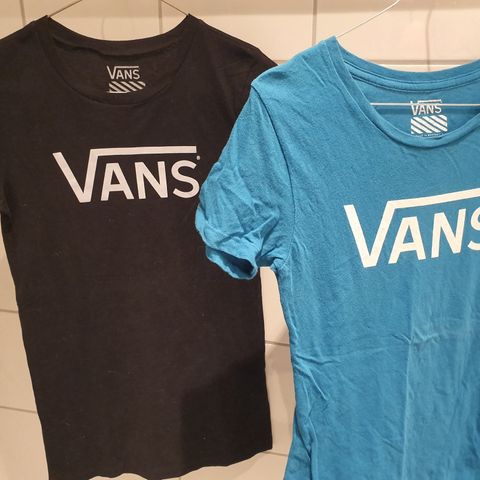 2 originale Vans  T-skjorter XS-S