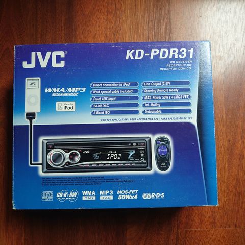 JVC KD-PDRR31 bilstereo
