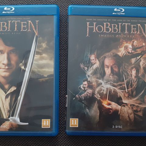 HOBBITEN - En uventet reise og Smaugs ødemark Blu-ray
