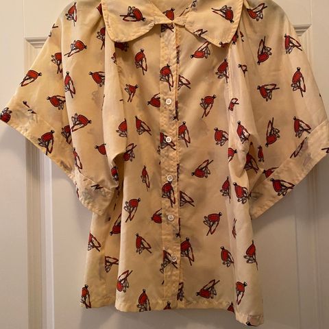 Retro damebluse