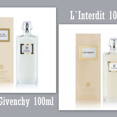 Sjelden Limited Edition 🔸 GIVENCHY 🔸 2 parfymer 100ml