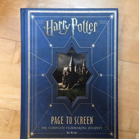 Harry Potter Page to Screen Bok