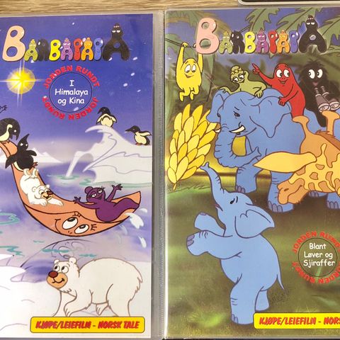 Barbapapa VHS samling