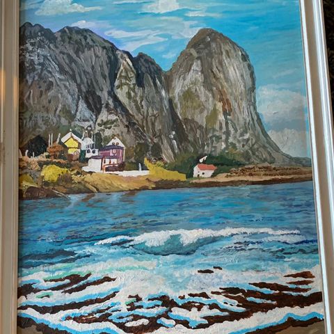 Hamnøy 72x47cm 800kr