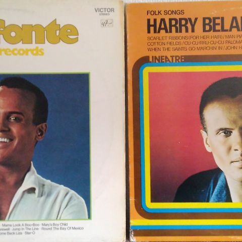 Vinyl LP 7 stk Harry Belafonte gå bud
