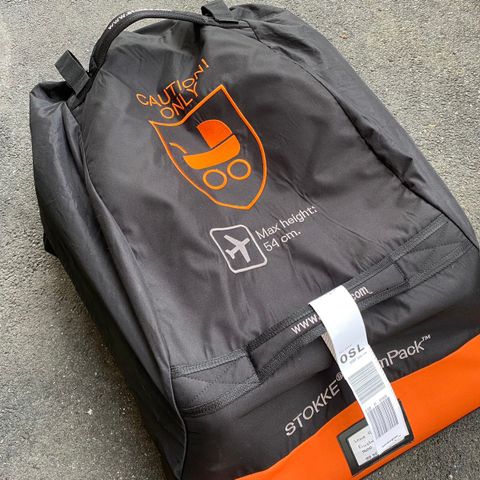 For rent / til leie: Travel bag for stroller (Stokke PramPack - Pram Pack)
