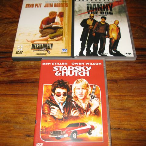 Meksikaneren, Danny The dog(solgt), Starsky & Hutch DVD