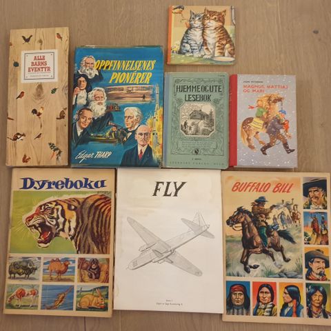 Vintage barne/ungdoms bøker.