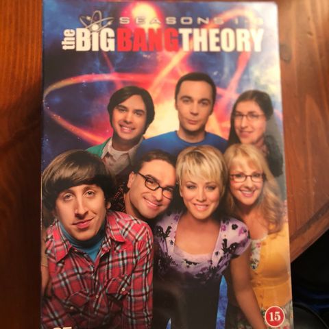 The Big Bang Theory DVD sett Sesong 1-8