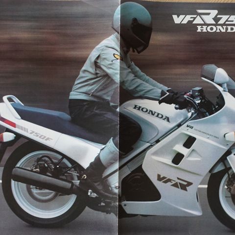 Honda VFR750F 1986 brosjyre