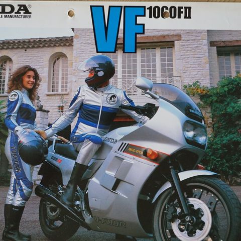 Honda VF1000 FII brosjyre