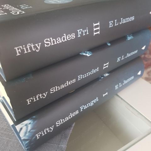 Ulest serie av Fifty Shades 1,2og3