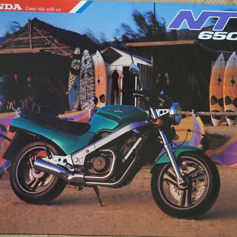 Honda NTV 650 brosjyre 10.1993