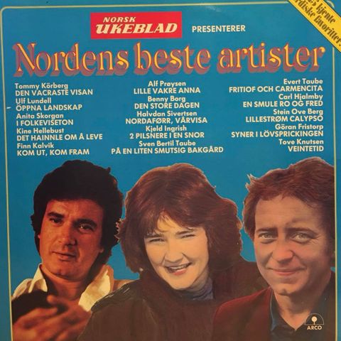 Nordens Beste Artister (LP, Comp 1985)