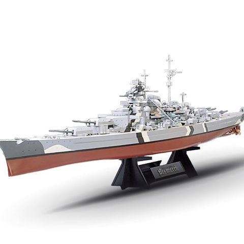 Tamiya byggesett i plast 1/350 German Battleship Bismarck