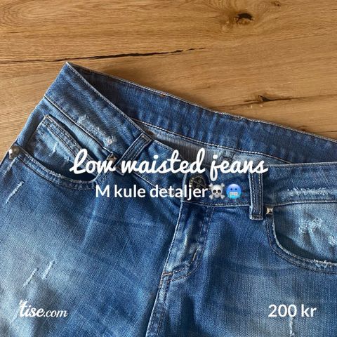 Low waist bukse fra Italia