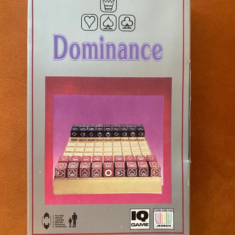 Retro sjakk-lignende brettspill «Dominance» (uåpnet)