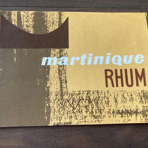 Martinique Rhum etiketter Ubrukte Landhandel