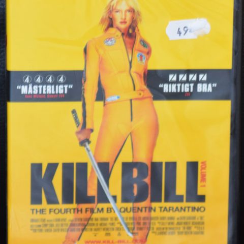 Kill Bill 1, norsk tekst, forseglet