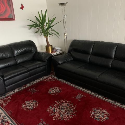 Svart Sofa