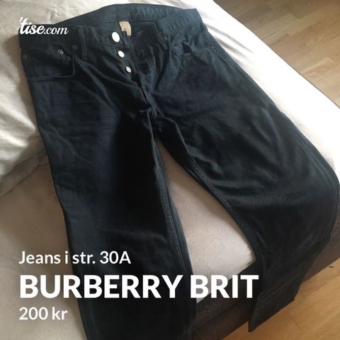 Burberry Brit Jeans