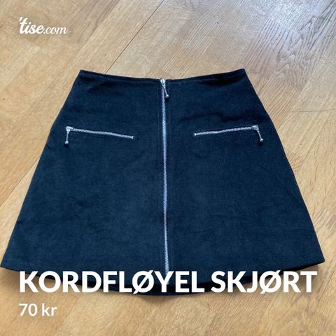 Kordfløyel skjørt