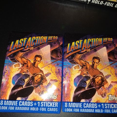 Topps Last Action Hero- Pakker med Samlekort 1993