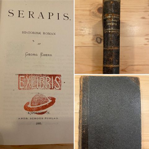 Serapis. Historisk roman af Georg Ebers. Utgitt 1885