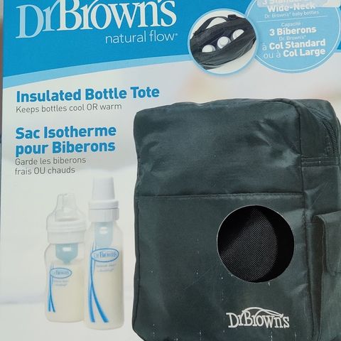 Dr Brown's insulated bottle tote