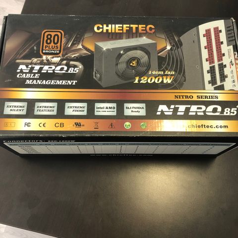 DEMO CHIEFTEC 1200W  Strømforsyning