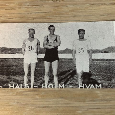 Egil Hals Freidig Eilif Holm Blink Arne Hvam National 1930 Tiedemanns Tobak!