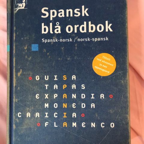 Spansk blå ordbok