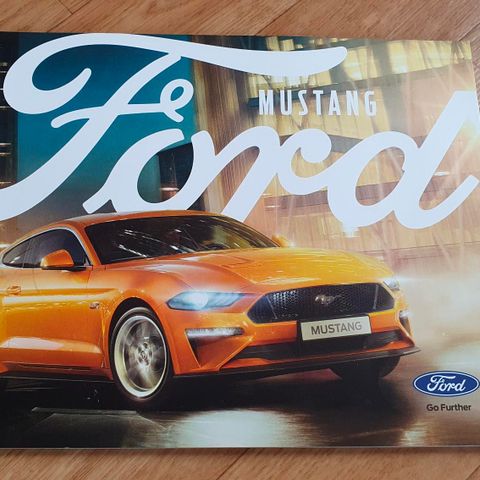 Ford Mustang 2018 norsk nybil brosjyre