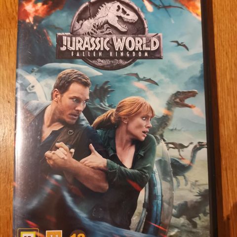 Jurassic World: Fallen Kingdom (DVD, norsk tekst)