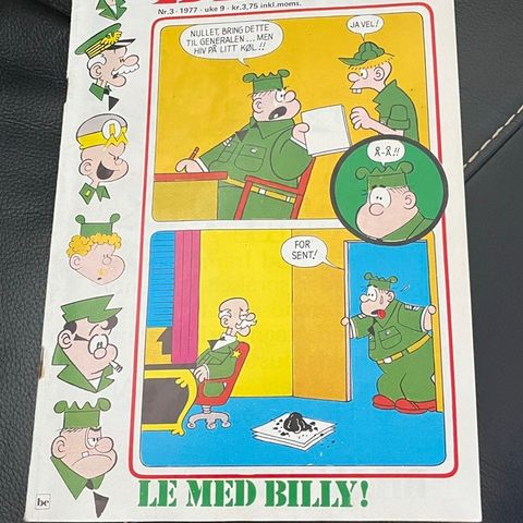Billy tegneserieblader ønskes kjøpt!