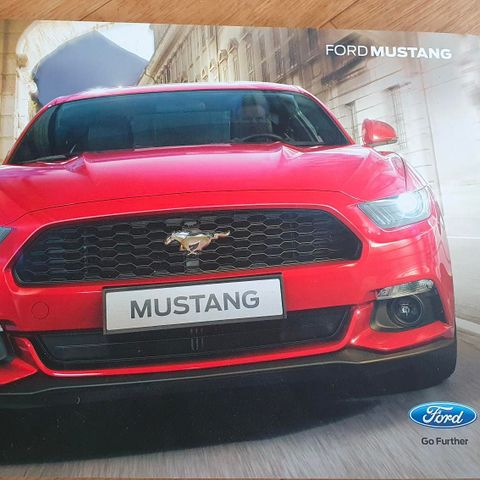 Ford Mustang 2015 norsk nybil brosjyre